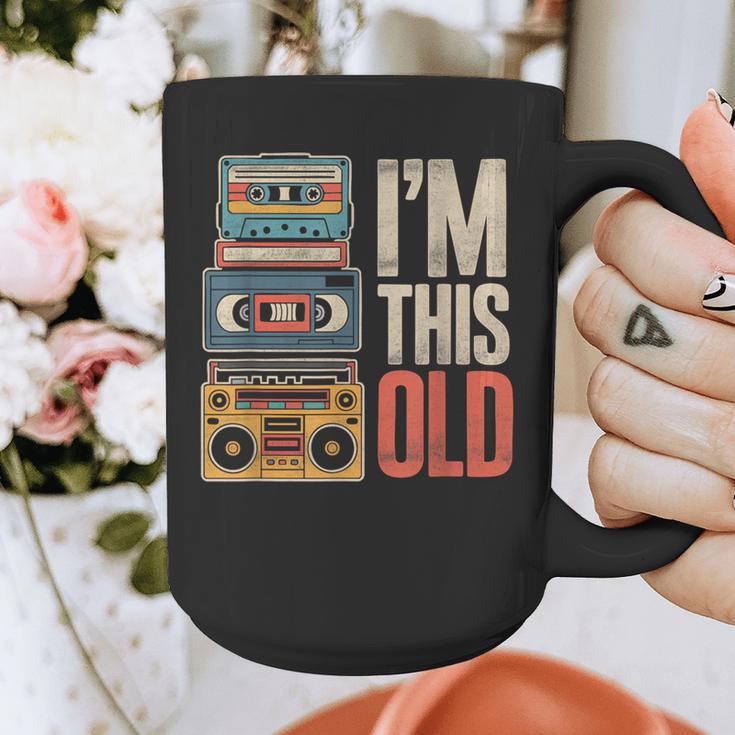 I'm This Old Vintage Cassette Tape Nostalgia Graphic Print Coffee Mug I'm This Old Vintage Cassette Tape Nostalgia Graphic Print Coffee Mug