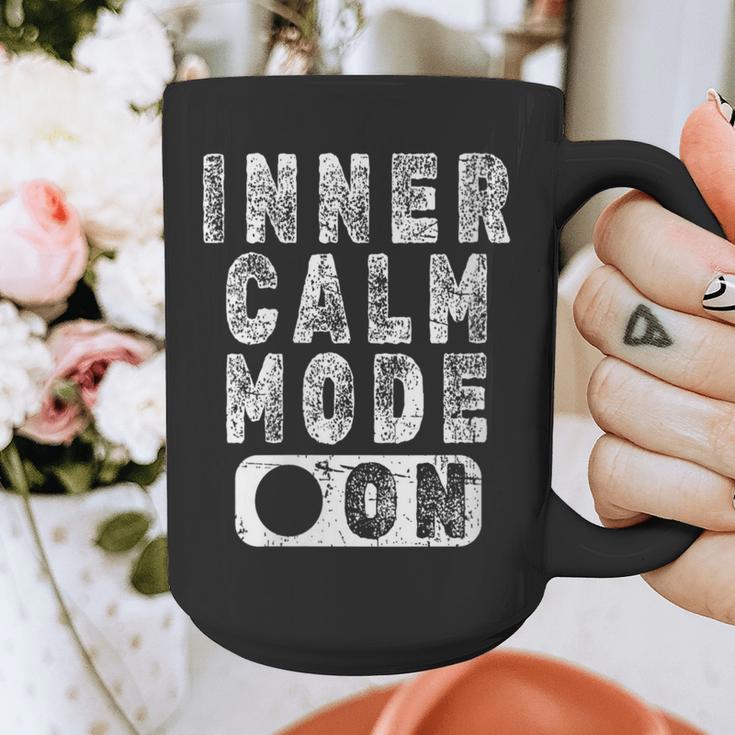 Inner Calm Mode On Introvert Saying Graphic Print Coffee Mug Inner Calm Mode On Introvert Saying Graphic Print Coffee Mug