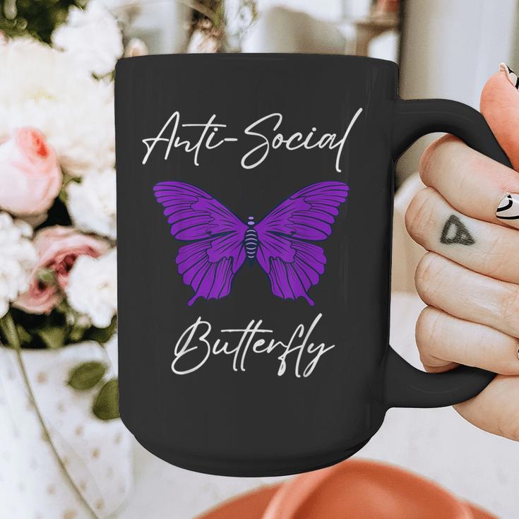 Introvert Antisocial Butterfly For Women Men Graphic Print Coffee Mug Introvert Antisocial Butterfly For Women Men Graphic Print Coffee Mug