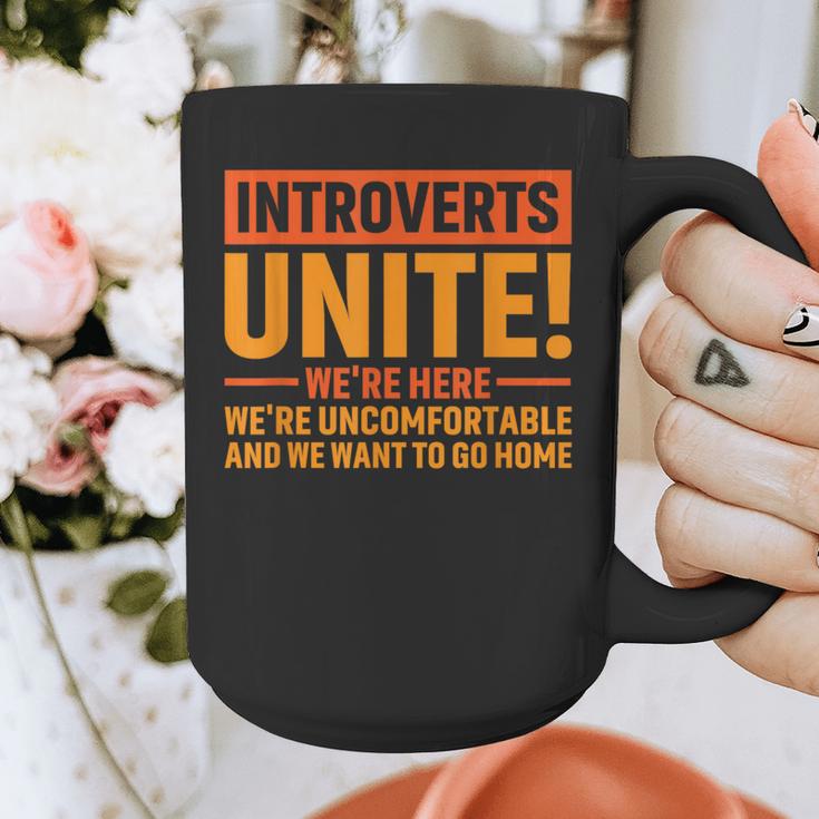 Introvert Antisocial Sarcasm Introverts Unite Anti Social Graphic Print Coffee Mug