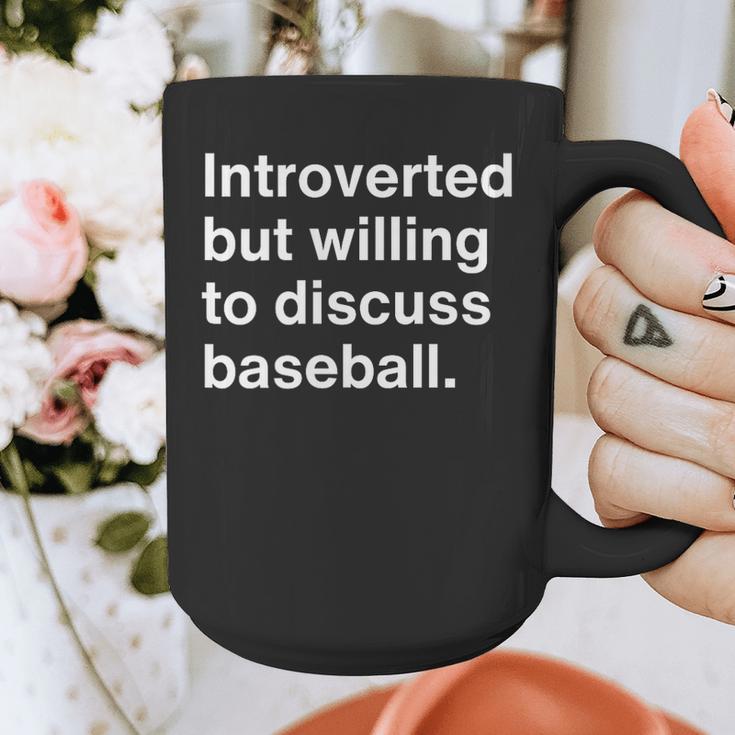 Introvert Baseball Player Fan Graphic Print Coffee Mug Introvert Baseball Player Fan Graphic Print Coffee Mug