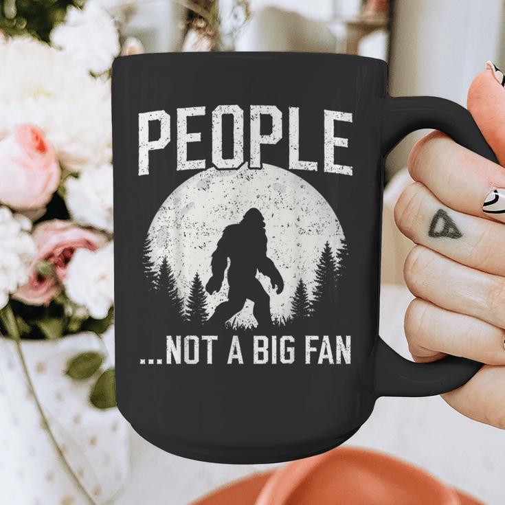 Introvert Bigfoot People Not A Big Fan Dad Joke Graphic Print Coffee Mug Introvert Bigfoot People Not A Big Fan Dad Joke Graphic Print Coffee Mug