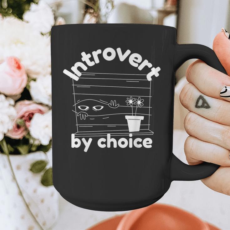 Introvert By Choice Introverted Graphic Print Coffee Mug