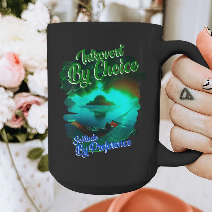 Introvert Choice Solitude By Preference Graphic Print Coffee Mug