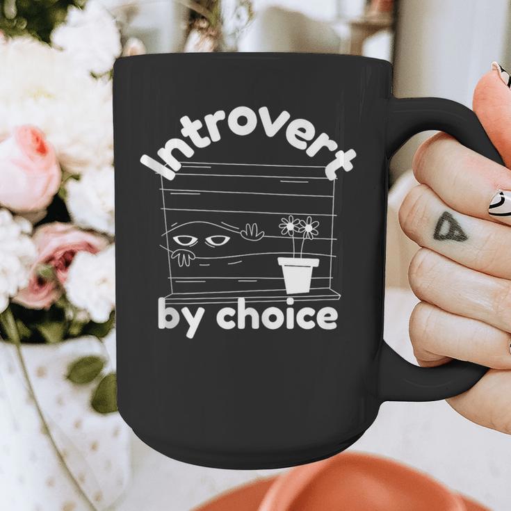 Introvert By Choice Graphic Print Coffee Mug