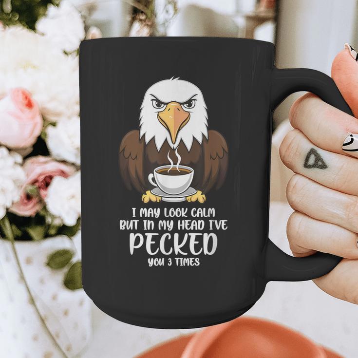 Introvert Eagle And Coffee Lovers Graphic Print Coffee Mug