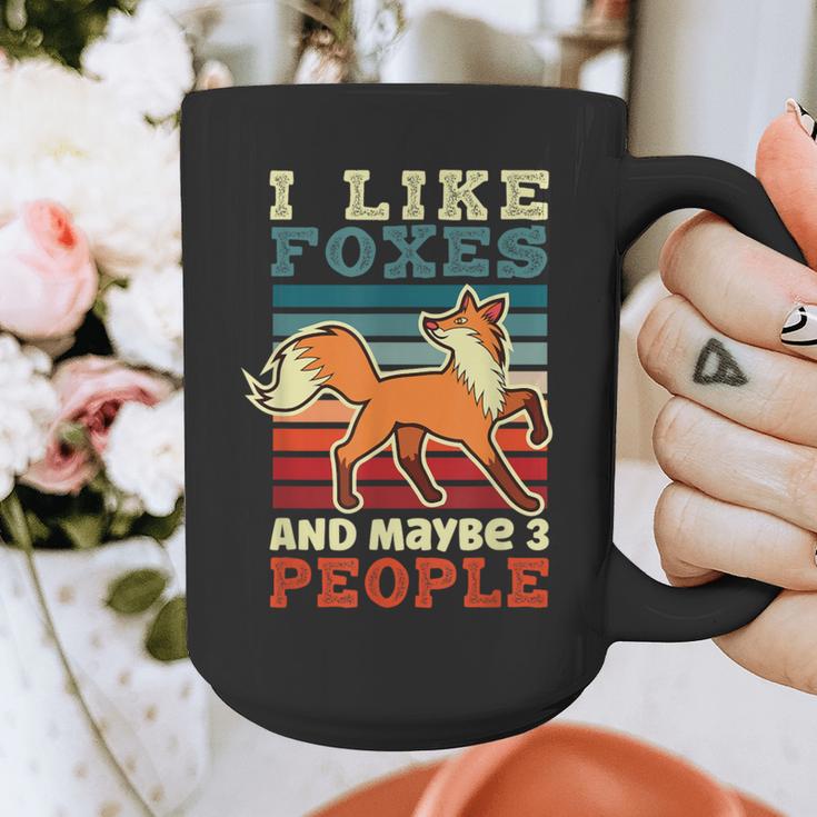 Introvert Fox Animal Lover Saying Loner Antisocial Graphic Print Coffee Mug