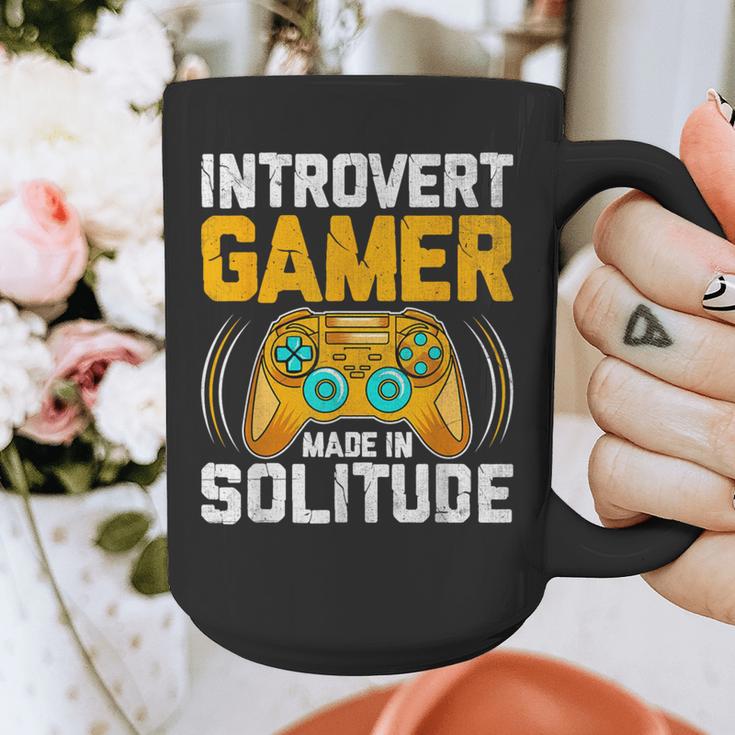 Introvert Gamer Video Games Anti Social Team Player Graphic Print Coffee Mug