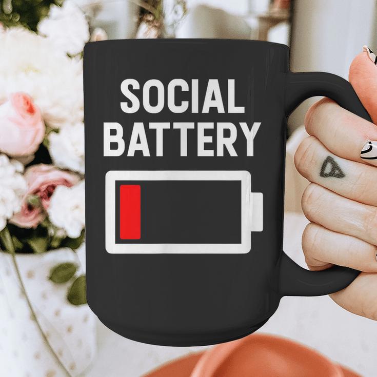 Introvert Low Social Battery Level Anti Social People Graphic Print Coffee Mug Introvert Low Social Battery Level Anti Social People Graphic Print Coffee Mug