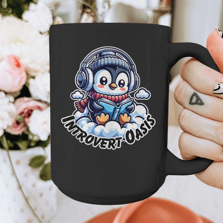 Introvert Oasis Graphic Print Coffee Mug