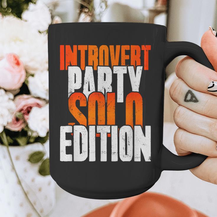 Introvert Party Solo Edition Sarcastic People Hater Graphic Print Coffee Mug Introvert Party Solo Edition Sarcastic People Hater Graphic Print Coffee Mug