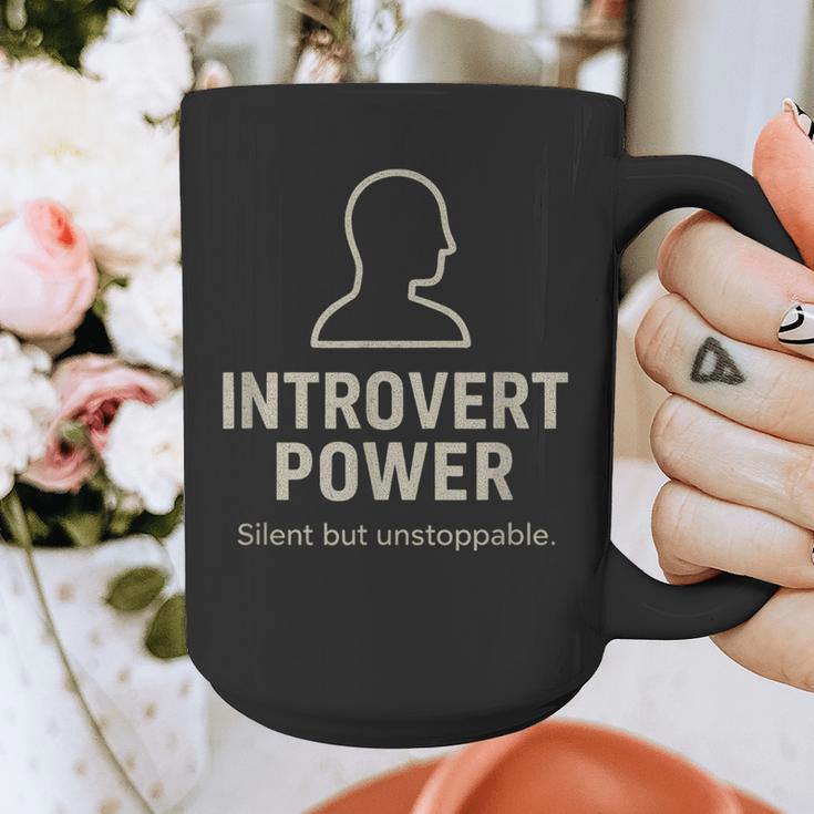 Introvert Power Silent But Unstoppable Graphic Print Coffee Mug Introvert Power Silent But Unstoppable Graphic Print Coffee Mug