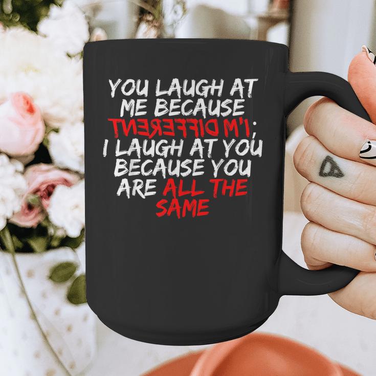 Introvert Quote With Backwards I'm Different Graphic Print Coffee Mug Introvert Quote With Backwards I'm Different Graphic Print Coffee Mug