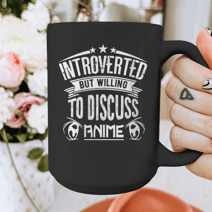 Introvert Quote Introverted But Willing To Discuss Anime Graphic Print Coffee Mug Introvert Quote Introverted But Willing To Discuss Anime Graphic Print Coffee Mug