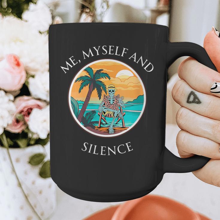 Introvert Relaxation Me Myself And Silence Summer Vacation Graphic Print Coffee Mug