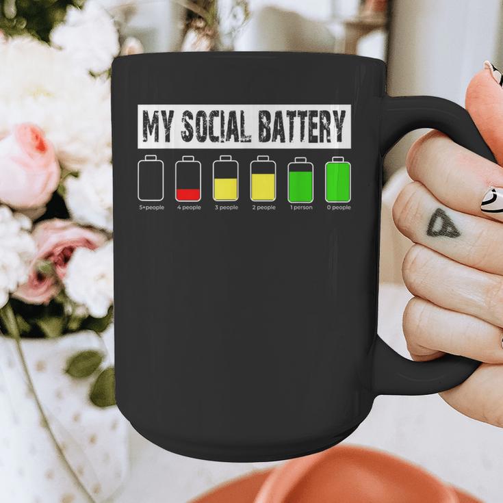 Introvert My Social Battery Low Level Graphic Graphic Print Coffee Mug Introvert My Social Battery Low Level Graphic Graphic Print Coffee Mug