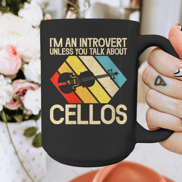 Im An Introvert Unless You Talk About Cellos Graphic Print Coffee Mug Im An Introvert Unless You Talk About Cellos Graphic Print Coffee Mug