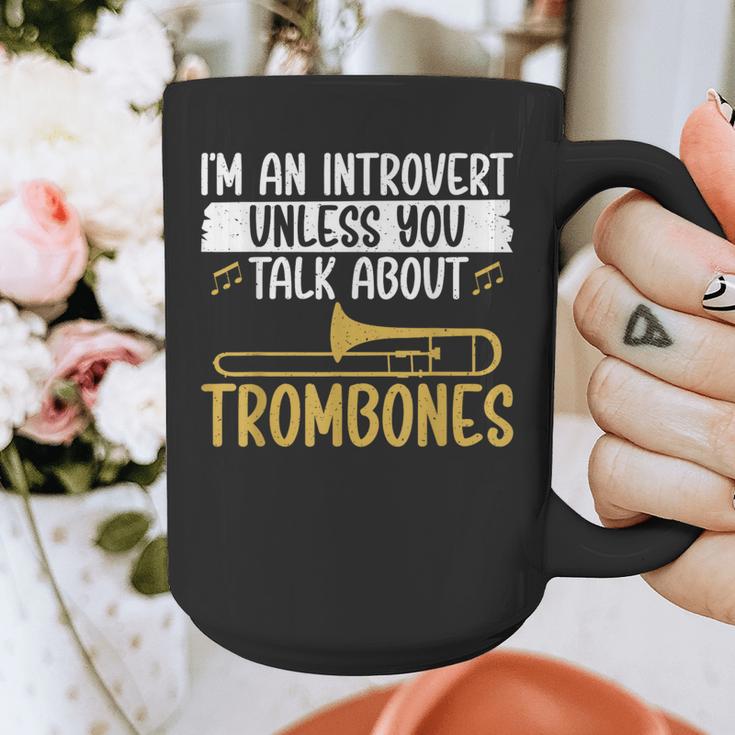 Im An Introvert Unless You Talk About Trombone Graphic Print Coffee Mug Im An Introvert Unless You Talk About Trombone Graphic Print Coffee Mug