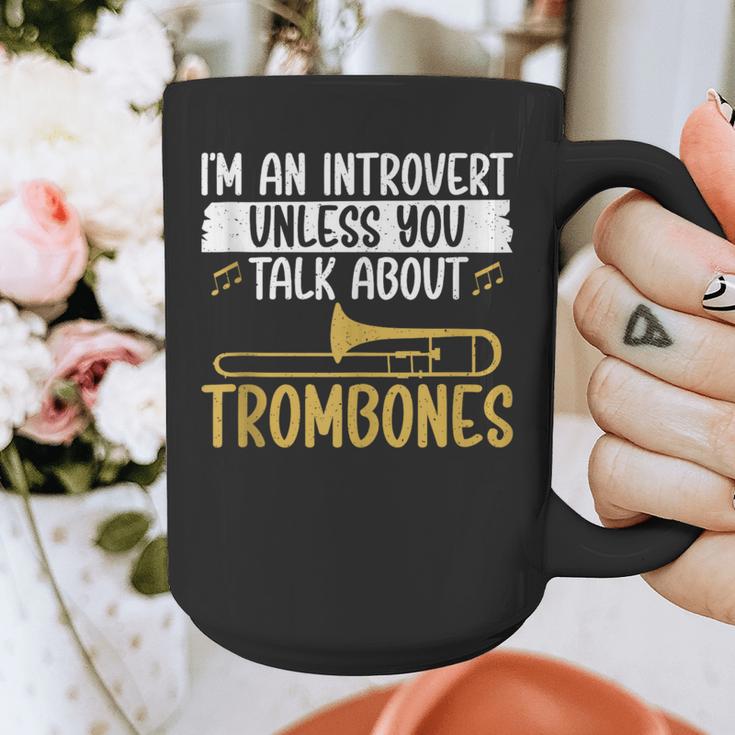 Im An Introvert Unless You Talk About Trombone Graphic Print Coffee Mug Im An Introvert Unless You Talk About Trombone Graphic Print Coffee Mug