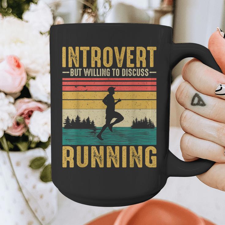Introvert But Willing To Discuss Running Graphic Print Coffee Mug Introvert But Willing To Discuss Running Graphic Print Coffee Mug