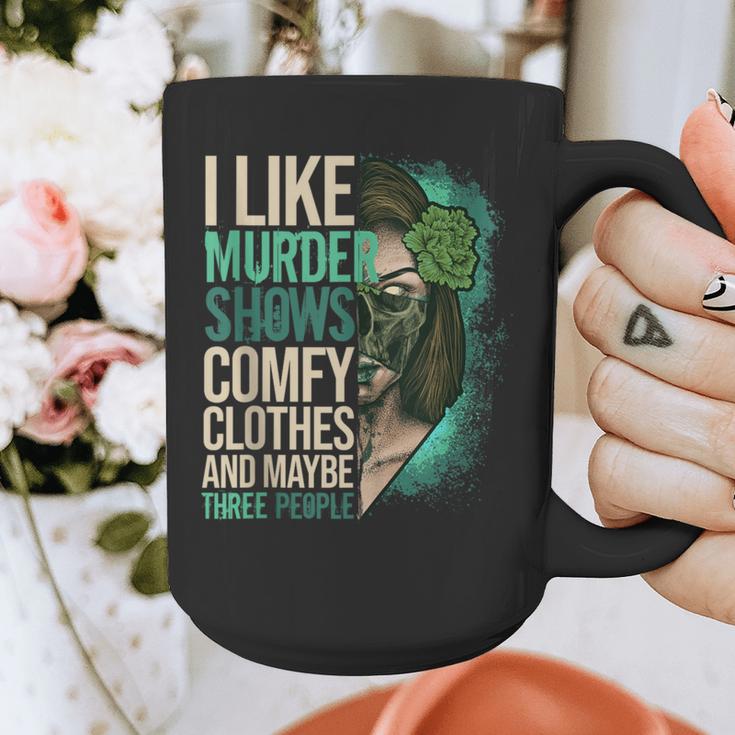Introverted Murder Shows True Crime Lovers Introvert Graphic Print Coffee Mug Introverted Murder Shows True Crime Lovers Introvert Graphic Print Coffee Mug