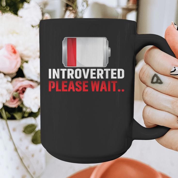 Introverted Please Wait Introvert Saying Sarcasm Graphic Print Coffee Mug Introverted Please Wait Introvert Saying Sarcasm Graphic Print Coffee Mug