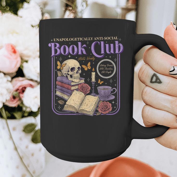 Introverted Romance Unapologetically Anti-Social Book Club Graphic Print Coffee Mug