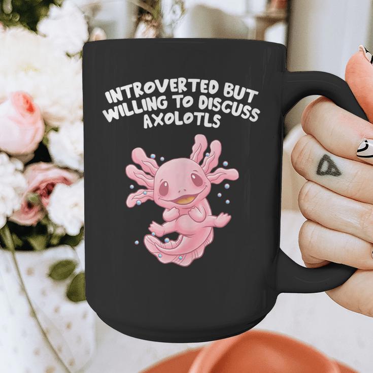 Introverted But Willing To Discuss Axolotl Salamander Graphic Print Coffee Mug Introverted But Willing To Discuss Axolotl Salamander Graphic Print Coffee Mug