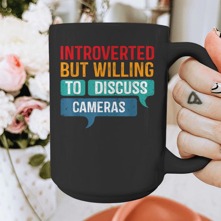 Introverted But Willing To Discuss Cameras Graphic Print Coffee Mug Introverted But Willing To Discuss Cameras Graphic Print Coffee Mug