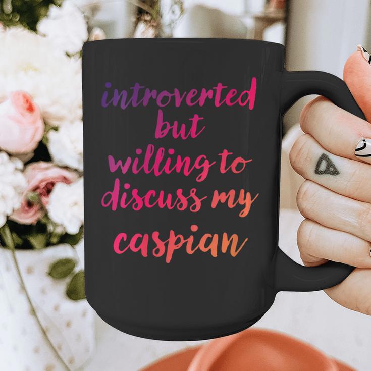 Introverted Willing To Discuss Caspian Introvert Graphic Print Coffee Mug Introverted Willing To Discuss Caspian Introvert Graphic Print Coffee Mug