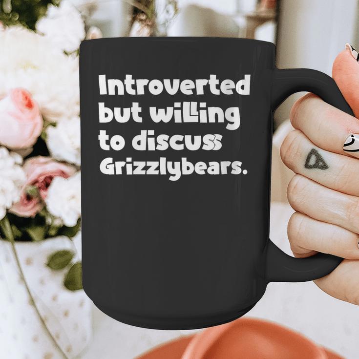 Introverted But Willing To Discuss Grizzlybears Introvert Graphic Print Coffee Mug Introverted But Willing To Discuss Grizzlybears Introvert Graphic Print Coffee Mug