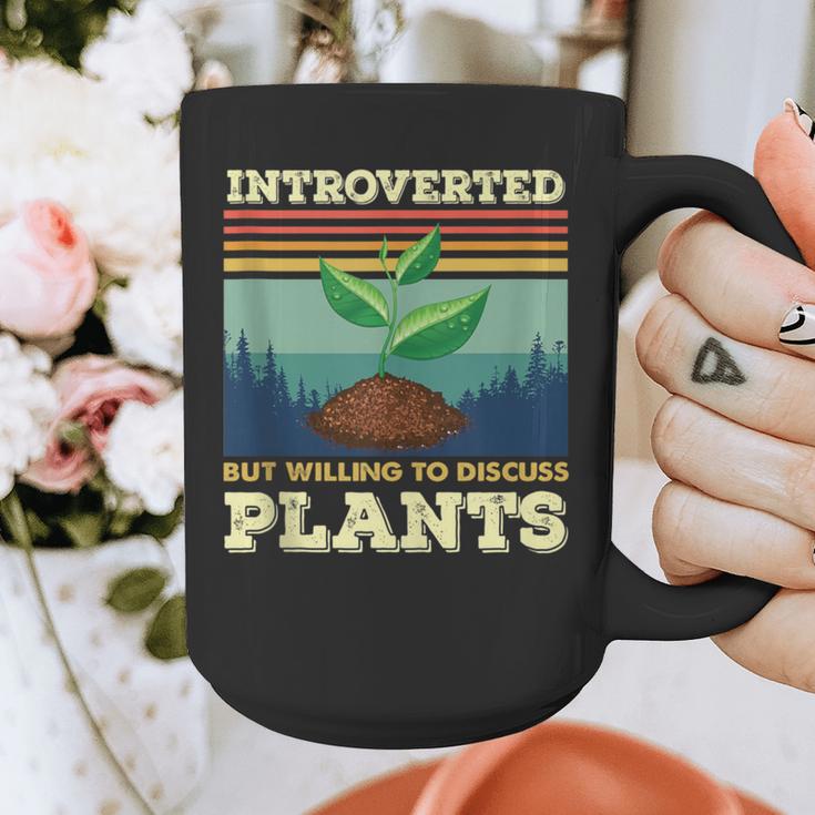 Introverted But Willing To Discuss Plants Graphic Print Coffee Mug Introverted But Willing To Discuss Plants Graphic Print Coffee Mug
