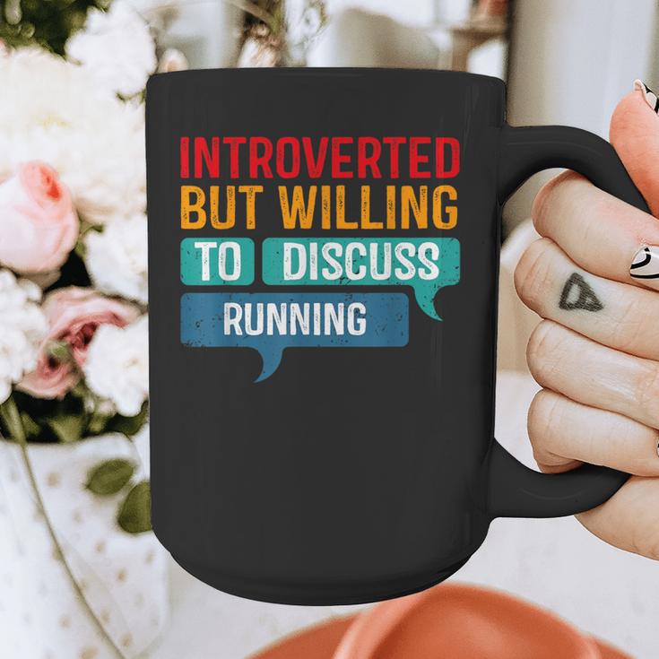 Introverted But Willing To Discuss Running Graphic Print Coffee Mug Introverted But Willing To Discuss Running Graphic Print Coffee Mug