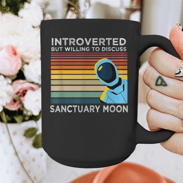 Introverted But Willing To Discuss Sanctuary Moon Graphic Print Coffee Mug Introverted But Willing To Discuss Sanctuary Moon Graphic Print Coffee Mug