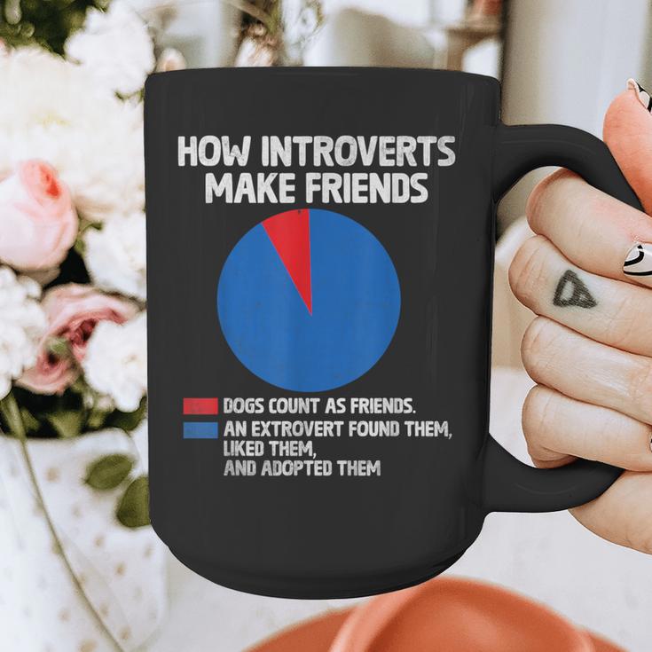 How Introverts Make Friends Sayings For Introverts Graphic Print Coffee Mug How Introverts Make Friends Sayings For Introverts Graphic Print Coffee Mug
