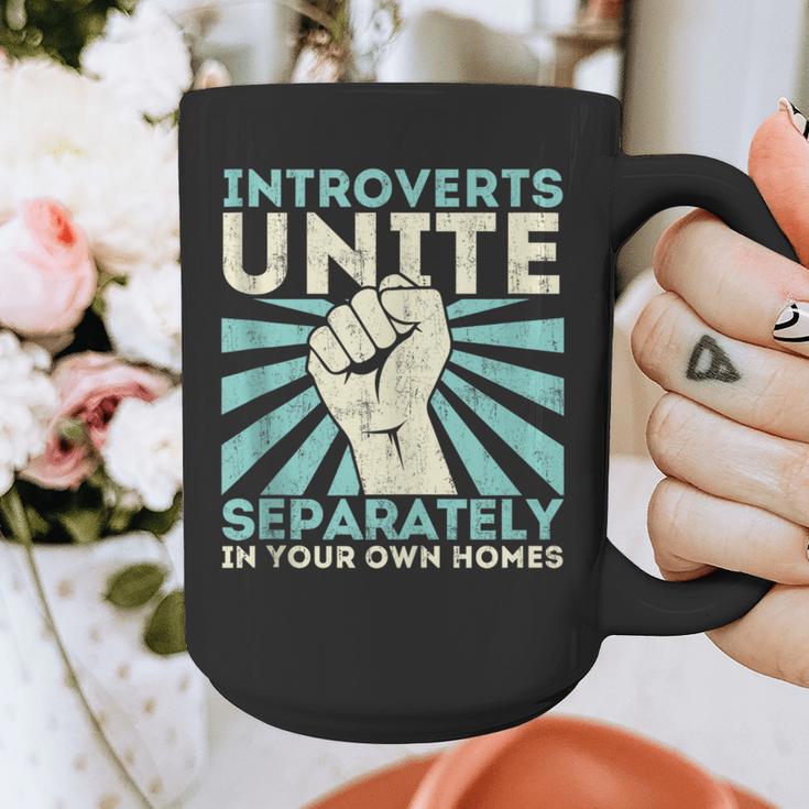 Introverts Unite Separately Introverted Antisocial Graphic Print Coffee Mug Introverts Unite Separately Introverted Antisocial Graphic Print Coffee Mug