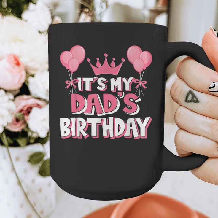 It's My Dad's Birthday Celebration Small Graphic Print Coffee Mug