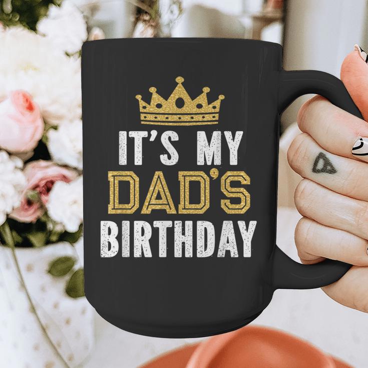 It's My Dad's Birthday Party Family Matching Small Graphic Print Coffee Mug
