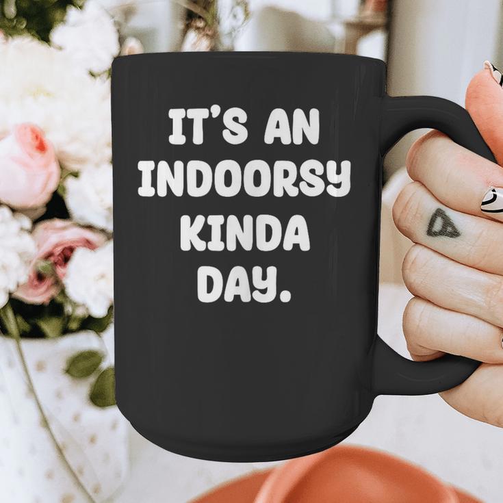 It's An Indoorsy Kinda Day Introvert Humor Sarcastic Gamer Graphic Print Coffee Mug It's An Indoorsy Kinda Day Introvert Humor Sarcastic Gamer Graphic Print Coffee Mug