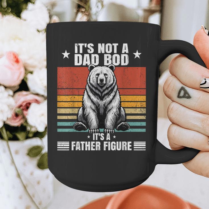 It's Not A Dad Bod It's Father Figure Bear Vintage Graphic Print Coffee Mug