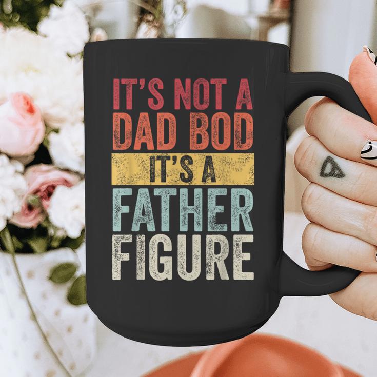 It's Not A Dad Bod It's A Father Figure Retro VintageShort Sleeve Graphic Print Coffee Mug