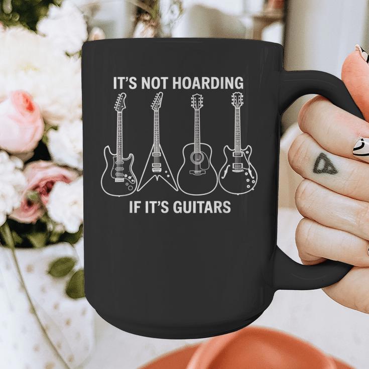 It’s Not Hoarding If It’s Guitars Gifts Men And Dad Grandpa Graphic Print Coffee Mug