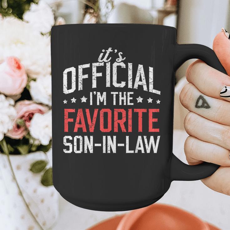 It's Official I'm The Favorite Son-In-Law Dad Father Graphic Print Coffee Mug It's Official I'm The Favorite Son-In-Law Dad Father Graphic Print Coffee Mug