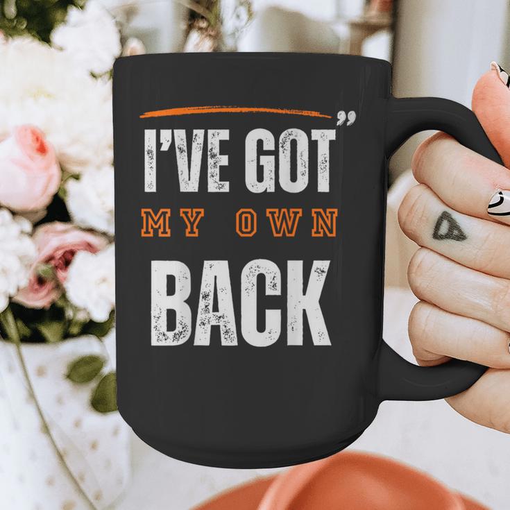 I’VE GOT MY OWN BACK INTROVERT Words On Back Graphic Print Coffee Mug I’VE GOT MY OWN BACK INTROVERT Words On Back Graphic Print Coffee Mug