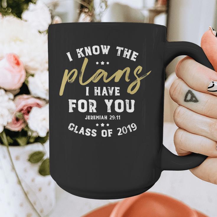 Jeremiah I Know Plans Graduation 2019 College Graduate Graphic Print Coffee Mug