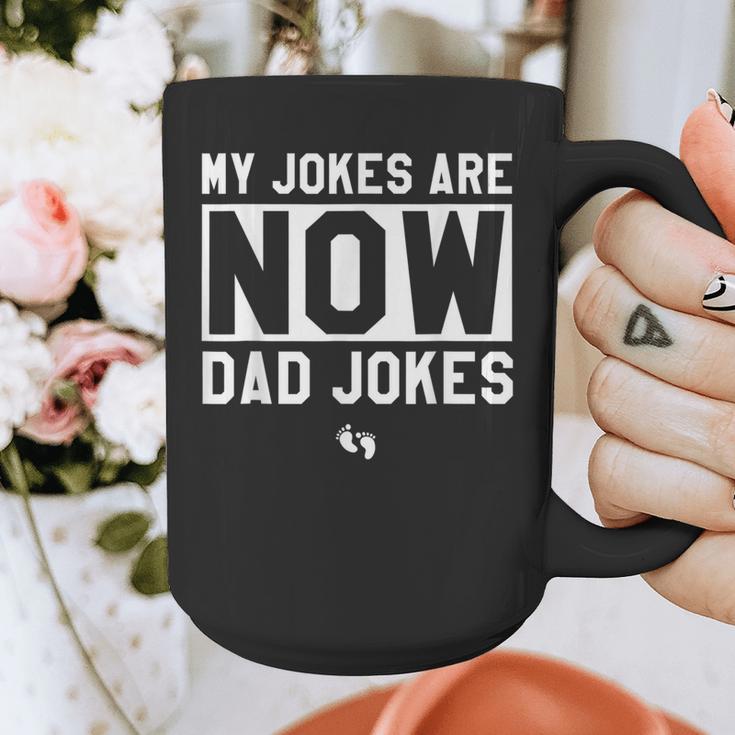 My Jokes Are Now Dad Jokes New Dad Fathers Day Graphic Print Coffee Mug