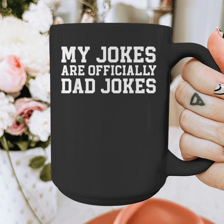 My Jokes Are Officially Dad Jokes Pregnancy Announcement Graphic Print Coffee Mug