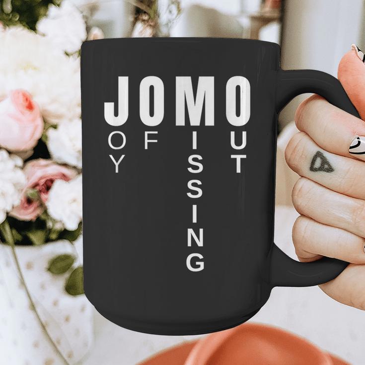 JOMO Joy Of Missing Out Sarcastic Introvert Graphic Print Coffee Mug JOMO Joy Of Missing Out Sarcastic Introvert Graphic Print Coffee Mug