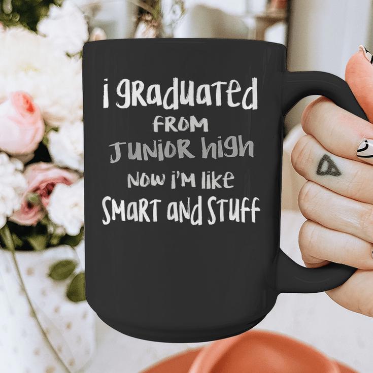 Junior High Graduate Shirt-Middle School Graduation Graphic Print Coffee Mug