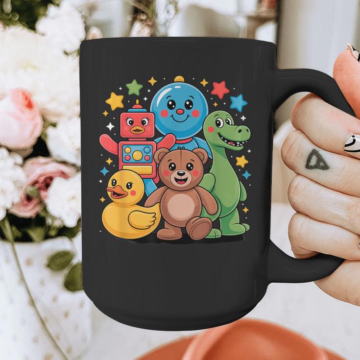 Kidcore Aesthetic Retro Vibes Colorful Cartoon Nostalgia Graphic Print Coffee Mug